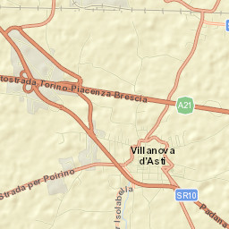 Villanova d'Asti Street Map