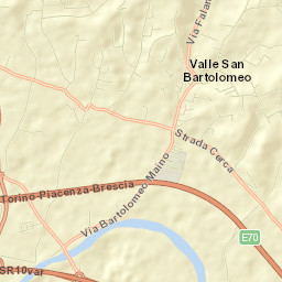 Valle San Bartolomeo Street Map