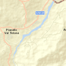Pianello Val Tidone Street Map