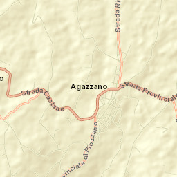 Agazzano Street Map