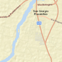 San Giorgio Piacentino Street Map