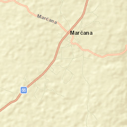 Marčana Street Map