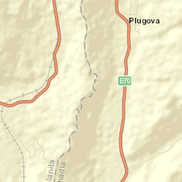 Plugova Street Map