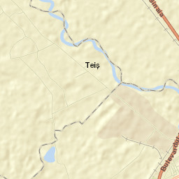 Teiș Street Map