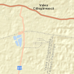 Comuna Valea Călugărească Street Map