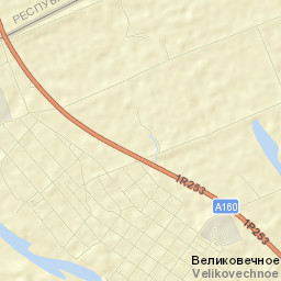 Velikovechnoye Street Map