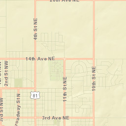 982-1098 3rd Avenue Northeast, Watertown Street Map