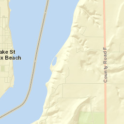 Lake Saint Croix Beach Street Map