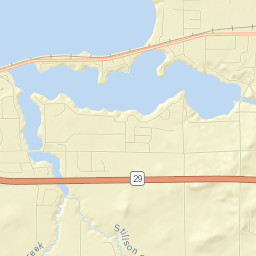 Lake Wissota Street Map