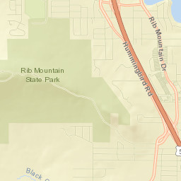 Rib Mountain Street Map