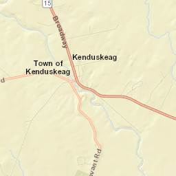 Kenduskeag Street Map