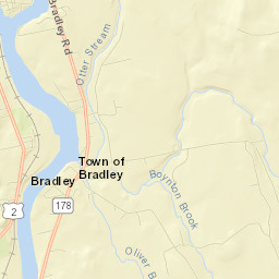 Bradley Street Map