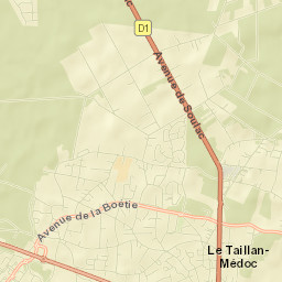 Le Taillan-Médoc Street Map