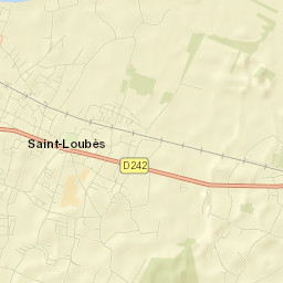 Saint-Loubès Street Map