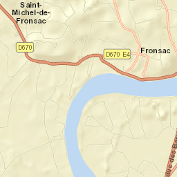 Fronsac Street Map
