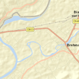 Bretenoux Street Map