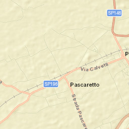 Piscina Street Map