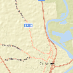 Carignano Street Map