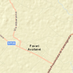 Favari-Avatanei Street Map