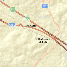 Villafranca d'Asti Street Map