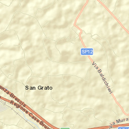 Castellero Street Map