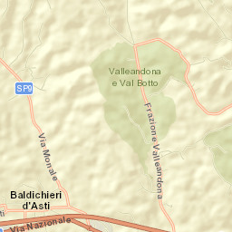 Baldichieri d'Asti Street Map