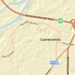 Castelceriolo Street Map