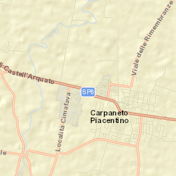 Carpaneto Piacentino Street Map