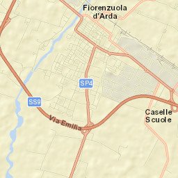Fiorenzuola d'Arda Street Map