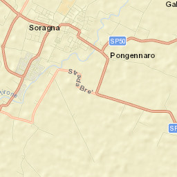 Soragna Street Map