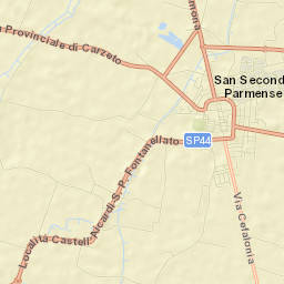 San Secondo Parmense Street Map