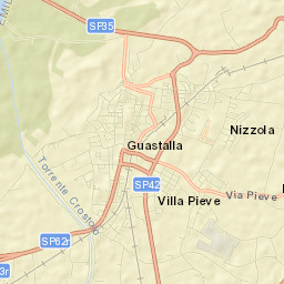 Guastalla Street Map