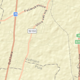 Galižana Street Map