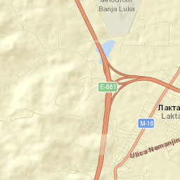 Laktaši Street Map