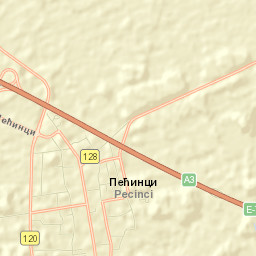 Pećinci Street Map