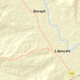 Comuna Lăpuşata Street Map
