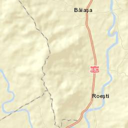 Comuna Roeşti Street Map