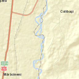Comuna Mărăcineni Street Map