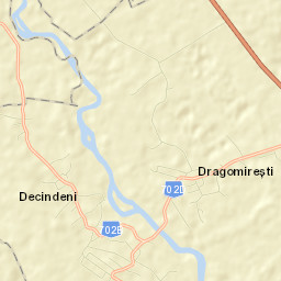 Decindeni Street Map