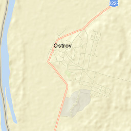 Comuna Ostrov Street Map