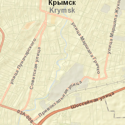 Krymsk Street Map
