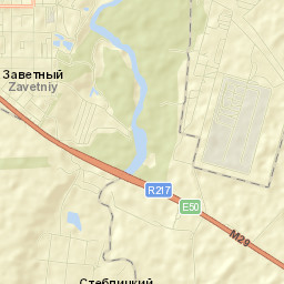 Zavetnyy Street Map