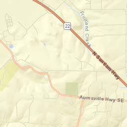 Deer Park Drive Southeast & North Santiam Highway Street Map