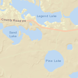 Legend Lake Street Map