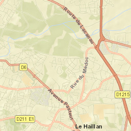 Le Haillan Street Map