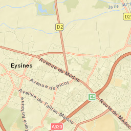 Eysines Street Map
