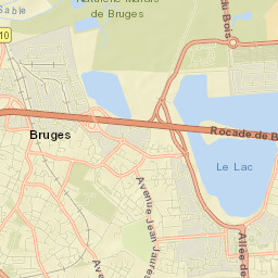 Bruges Street Map