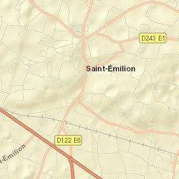 Saint-Émilion Street Map