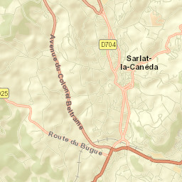 Sarlat-la-Canéda Street Map