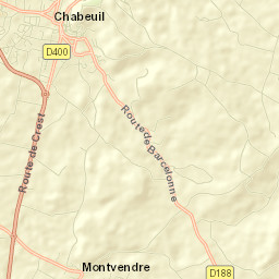 Chabeuil Street Map